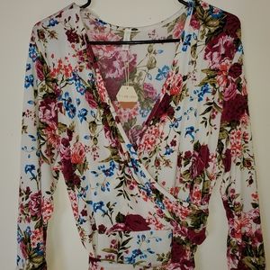 Pinkblush floral maternity dress